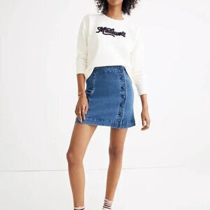 Madewell denim skirt